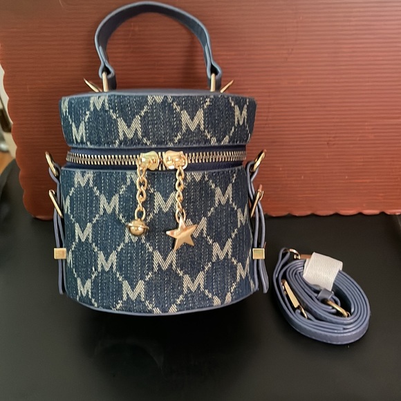 M Denim Crossbody bag BLUE - Picture 2 of 8